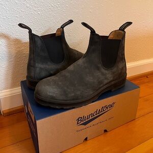 Rustic Black Blundstone Boots - US Size 11